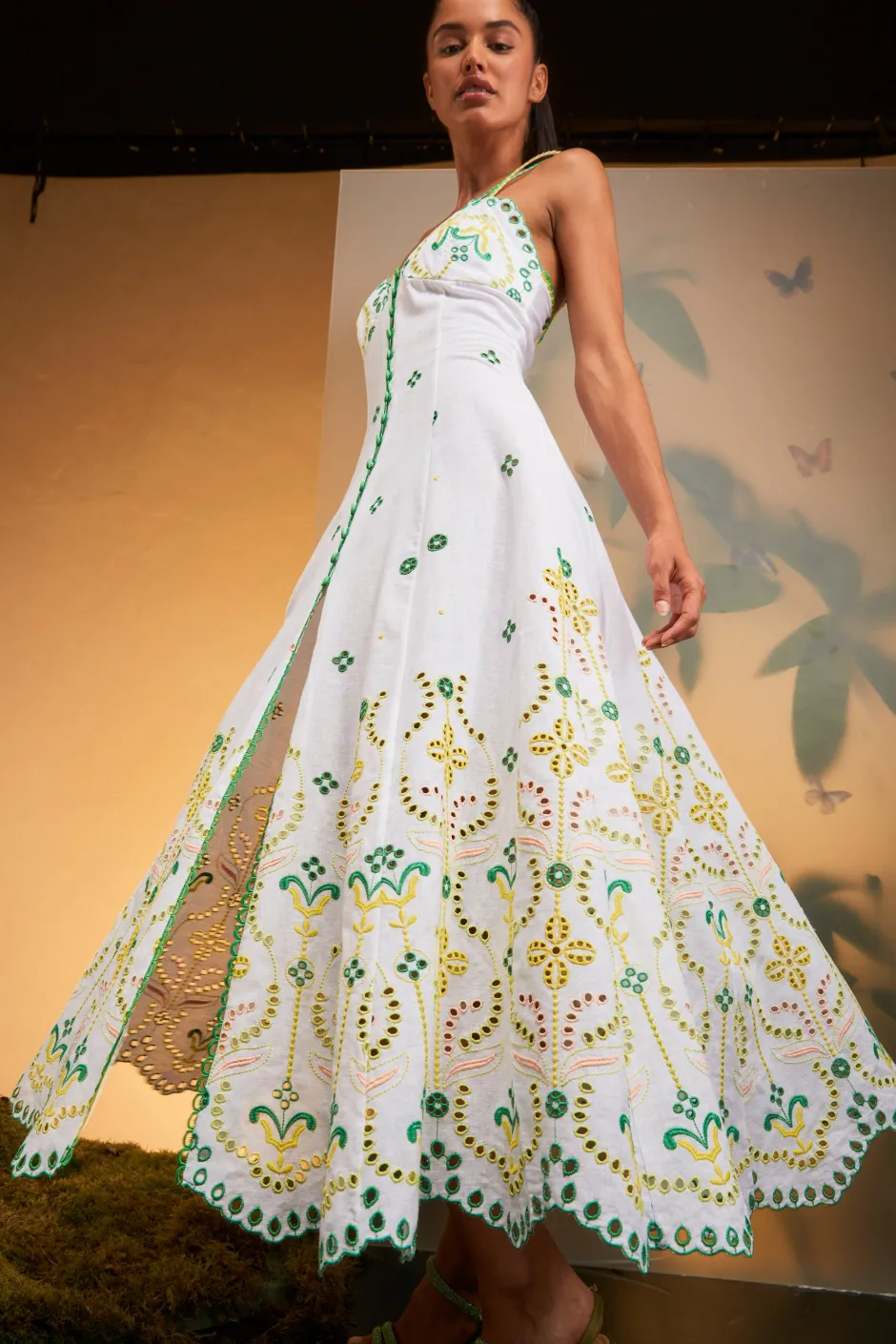New - Long Dress Mutti - Yellow Lolita Dresses | Long Dresses