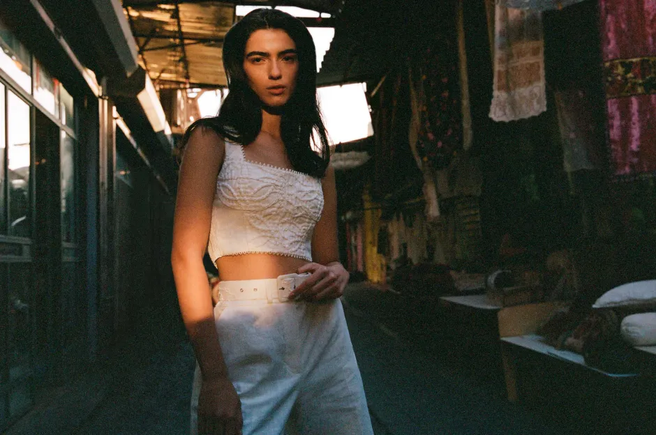 Discount - Marley Top - Off White Crop Tops