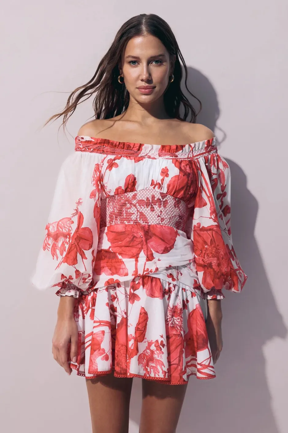 Clearance - Schaly Short Dress - Red Dresses | Mini Dresses