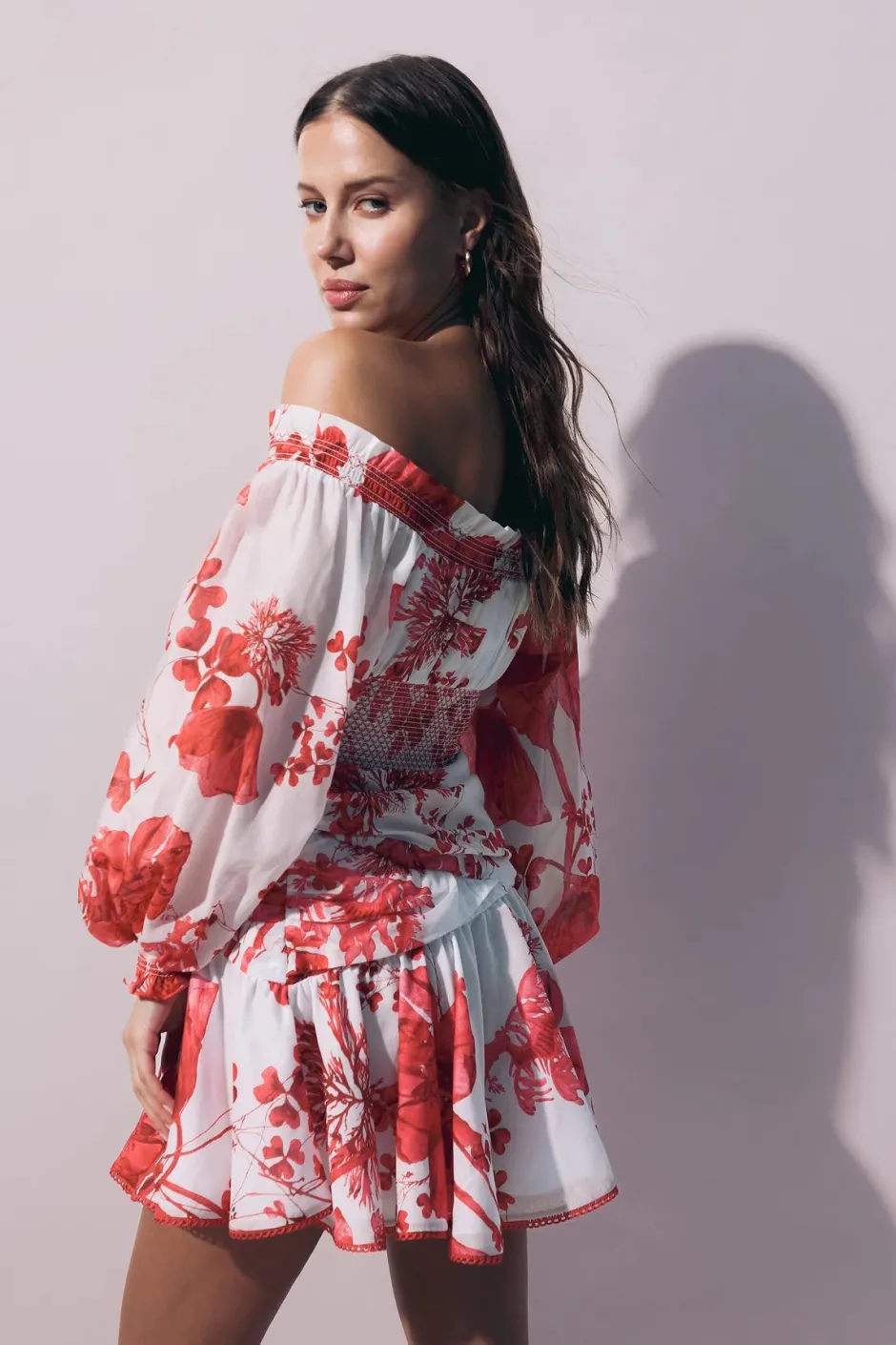 Clearance - Schaly Short Dress - Red Dresses | Mini Dresses