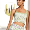 New - Top Tessa - Lilac Fruition Crop Tops
