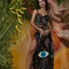Discount - Trouser Pareo Agnes - Black Fresca Pants
