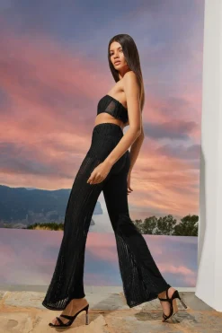Clearance - Trouser Youssy - Black Shamena Pants