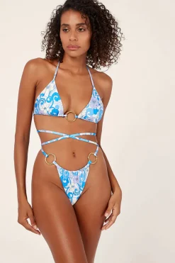 Hot - Cove String Bottom - Ocean Bikini
