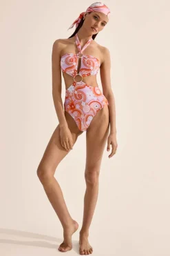 Sale - Disco Hoop Swimsuit - Bloom One Piece