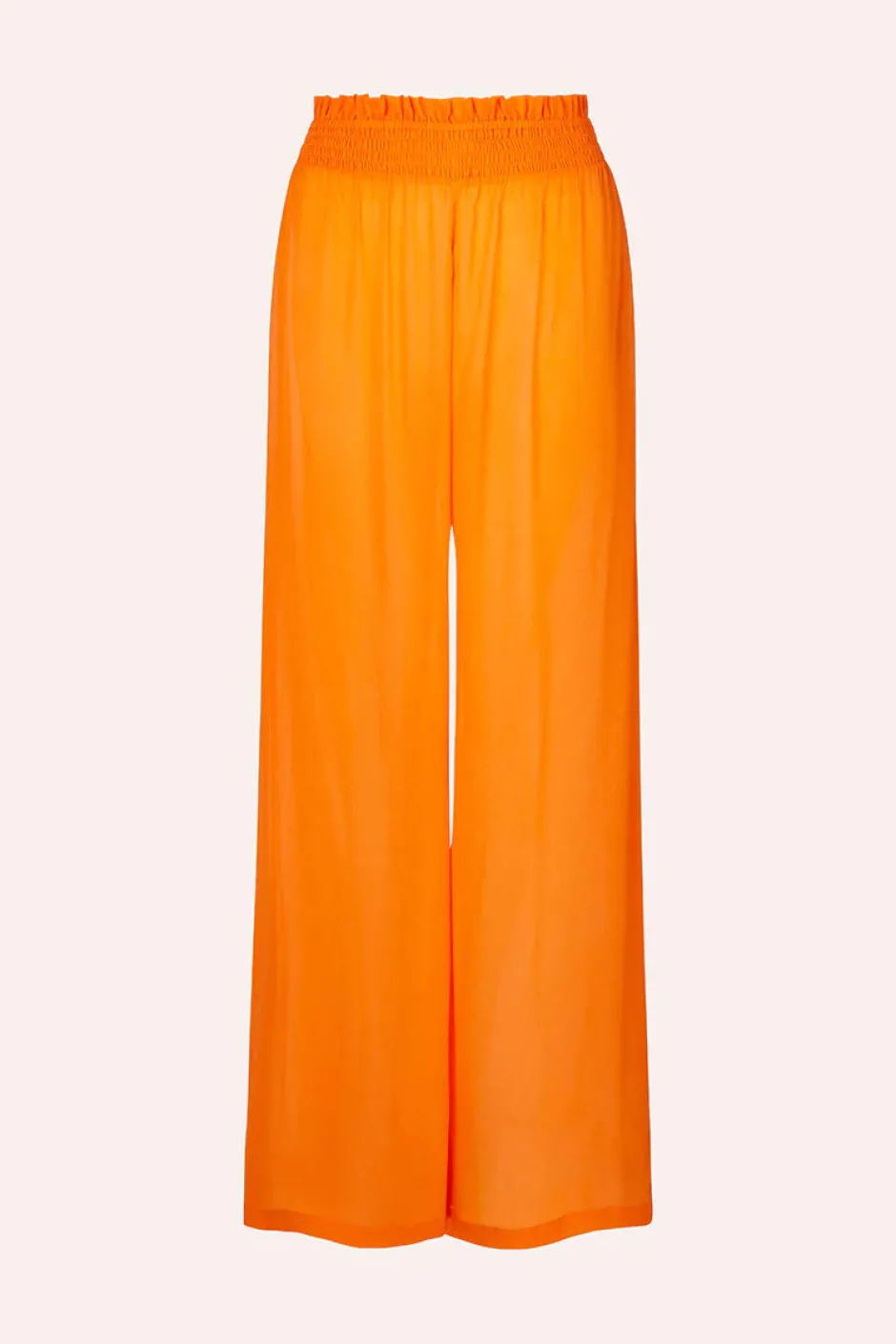 Online - Mission Shirred Pants - Orange Coverups | Pants