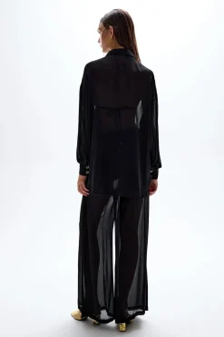 Discount - Mission Shirred Pants - Black Coverups | Pants