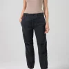 Discount - Agni Utility Trousers - Washed Black Pants