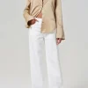 Sale - Annina High Rise Wide Leg 33" - Soft White High-Rise | Denim
