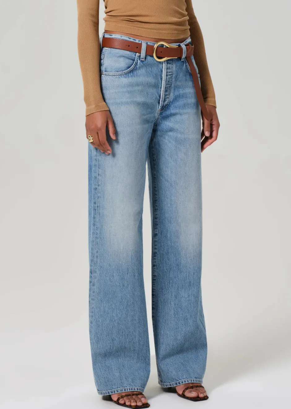 Fashion - Annina High Rise Wide Leg 33" - Meuse High-Rise | Denim