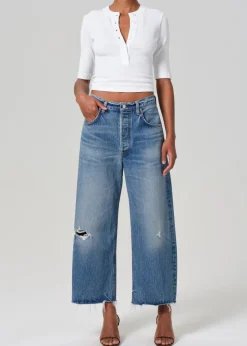 Fashion - Ayla Raw Hem Crop - Solano Denim | All Denim