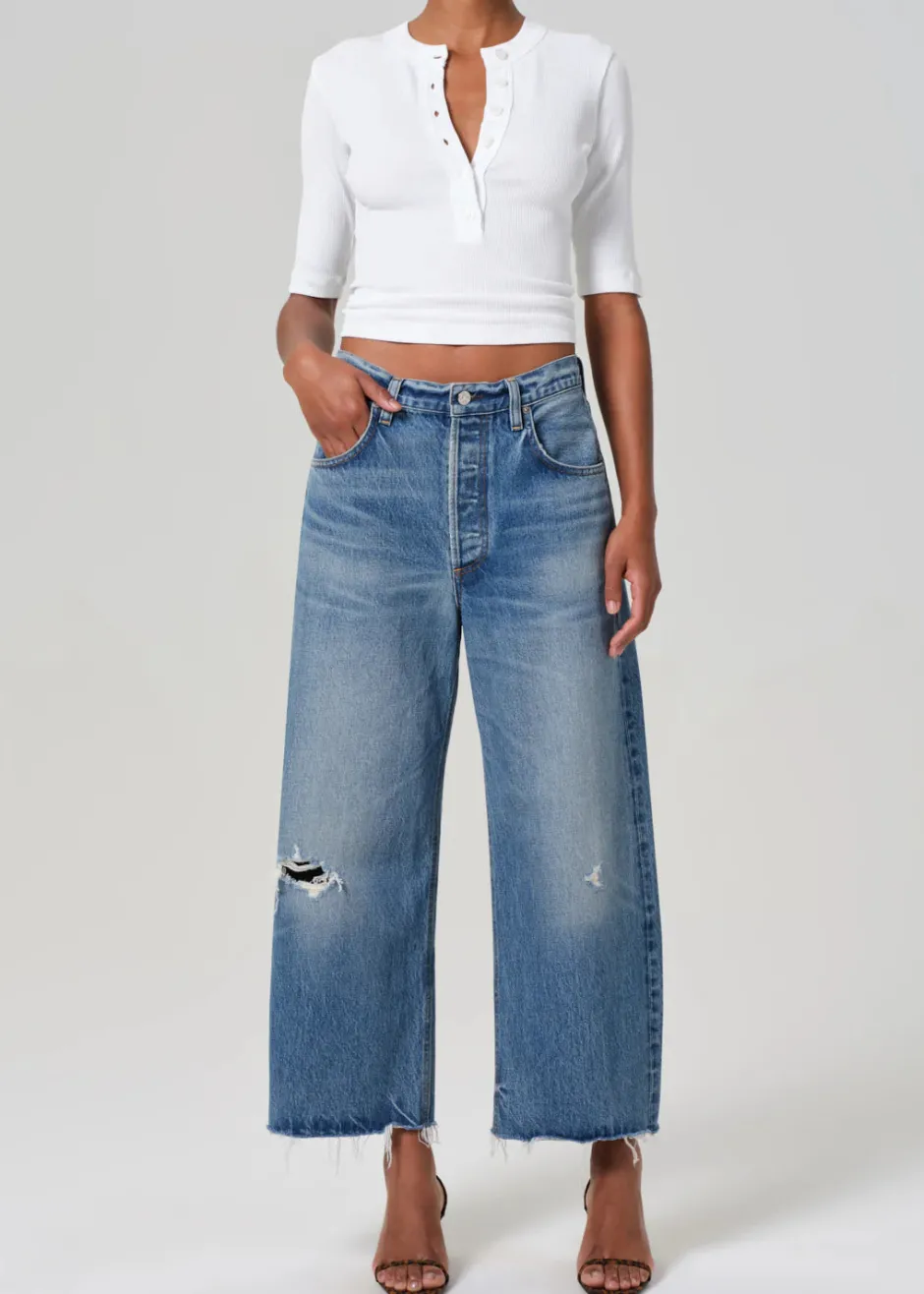 Fashion - Ayla Raw Hem Crop - Solano Denim | All Denim