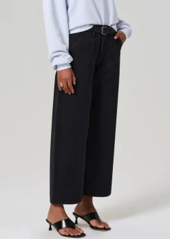New - Ayla Cargo - Washed Black High-Rise | Denim