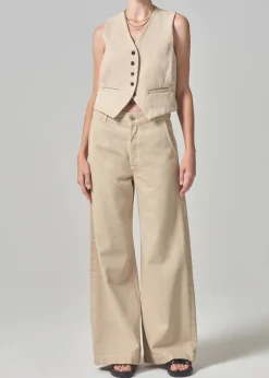 Hot - Beverly Trouser - Taos Sand Flare | Denim