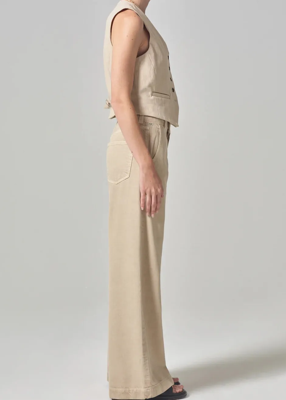 Hot - Beverly Trouser - Taos Sand Flare | Denim