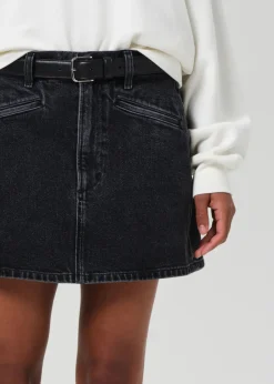Clearance - Brita Mini Skirt - Meteorite Mini Skirts