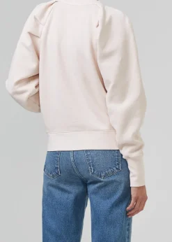 Online - Cascade Sleeve Sweatshirt - Mother of Pearl Sweaters & Knits