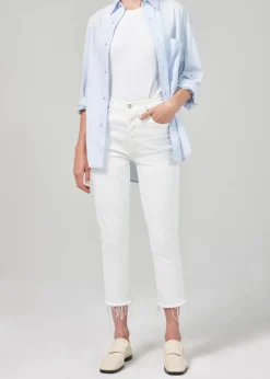 Online - Charlotte Crop High Rise Straight - Aspen Denim | All Denim