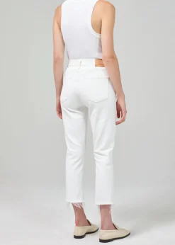 Online - Charlotte Crop High Rise Straight - Aspen Denim | All Denim