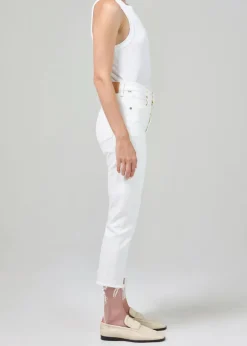 Online - Charlotte Crop High Rise Straight - Aspen Denim | All Denim