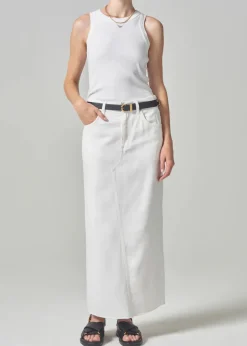 Hot - Circolo Reworked Maxi Skirt - Cannoli Long Skirts | Denim
