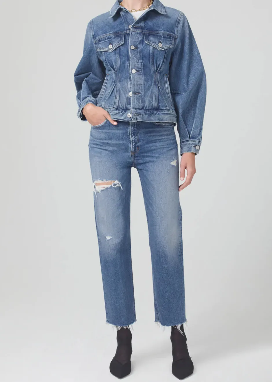 Online - Daphne Crop High Rise Stovepipe - Arthouse Denim | All Denim