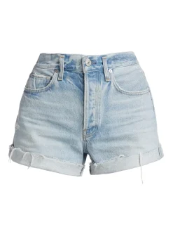 Outlet - Frieda Cuffed Denim Shorts - Montrose Denim | All Denim