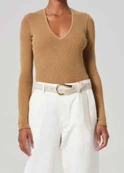 Discount - Helsa Deep v Bodysuit - Marcona Bodysuits