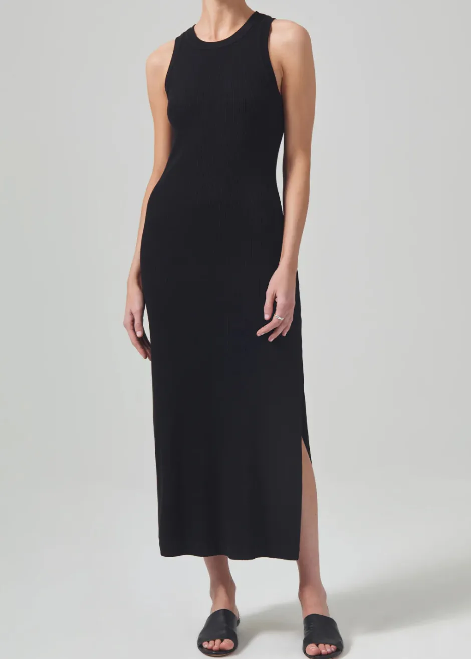 Discount - Isabel Tank Dress - Black Dresses | Midi