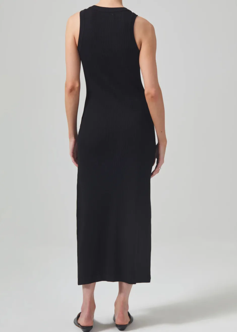 Discount - Isabel Tank Dress - Black Dresses | Midi