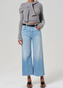 Clearance - Lyra Wide Leg Crop - Belmont High-Rise | Denim