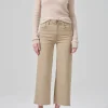 Outlet - Lyra Wide Leg Crop - Porcini Flare | Crop