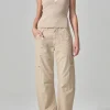 Online - Marcelle Low Slung Easy Cargo - Taos Sand Pants