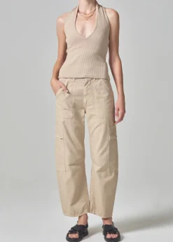 Online - Marcelle Low Slung Easy Cargo - Taos Sand Pants