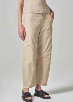Online - Marcelle Low Slung Easy Cargo - Taos Sand Pants