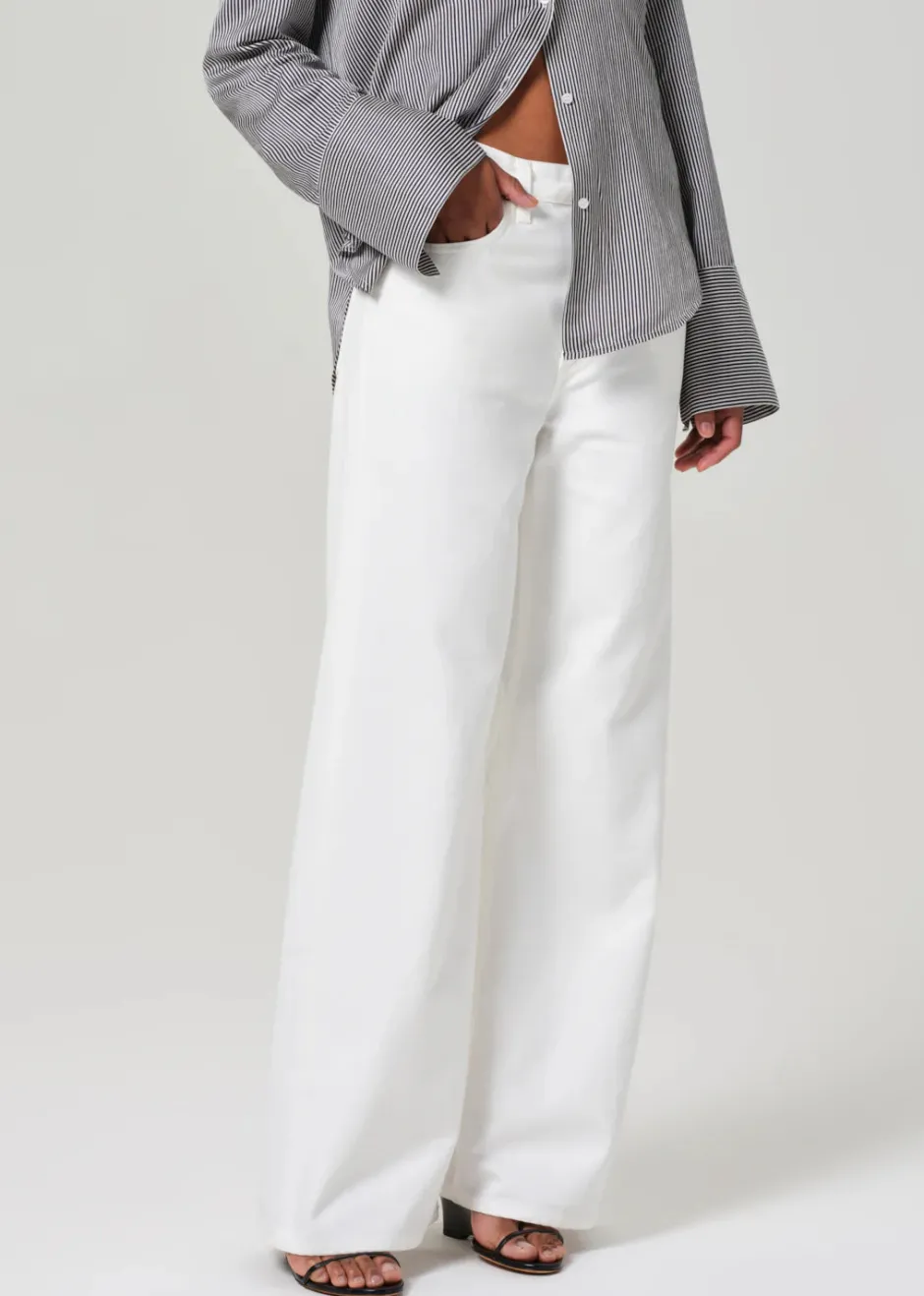 Outlet - Paloma Baggy - Soft White Denim | All Denim