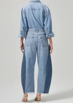Hot - Pieced Horseshoe Jean - Fracture High-Rise | Denim