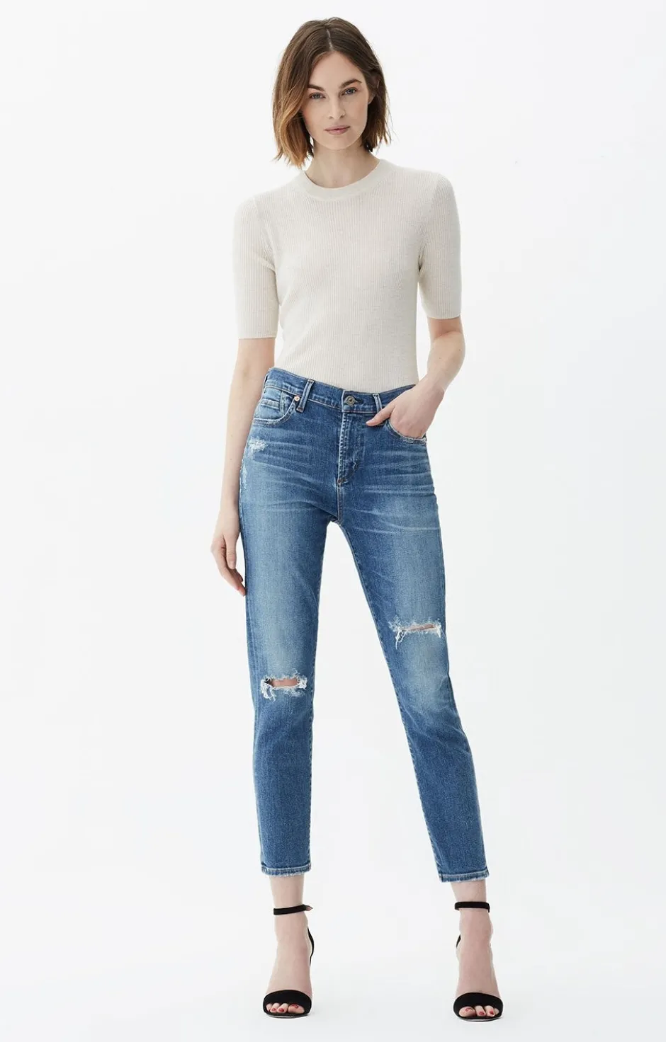 Sale - Rocket High Rise Skinny - Messenger Denim | All Denim