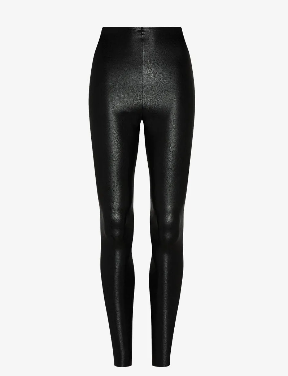 Hot - Faux Leather Leggings In Multiple Colors Pants