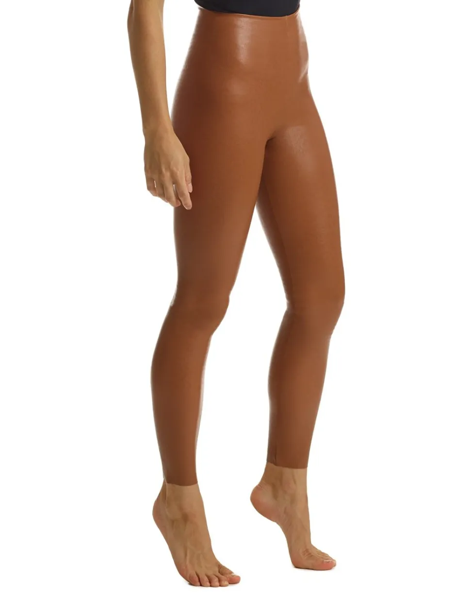 Hot - Faux Leather Leggings In Multiple Colors Pants
