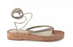Best - Monopoli Sughero Sandal - Clear/Cork Platform Shoes