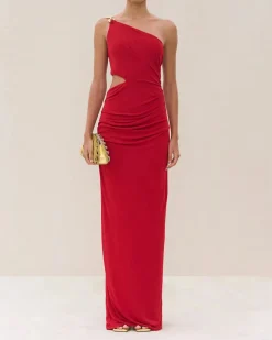 Best - Cobie Gown - Merlot Long Dresses | Dresses