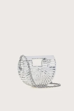 Best - Gaia’s Ark Nano Crossbody - Shiny Silver Handbags