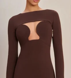 Online - Jenny Knit Dress - Java Dresses | Long Dresses