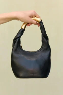 Clearance - Meerah Top Handle - Black Handbags
