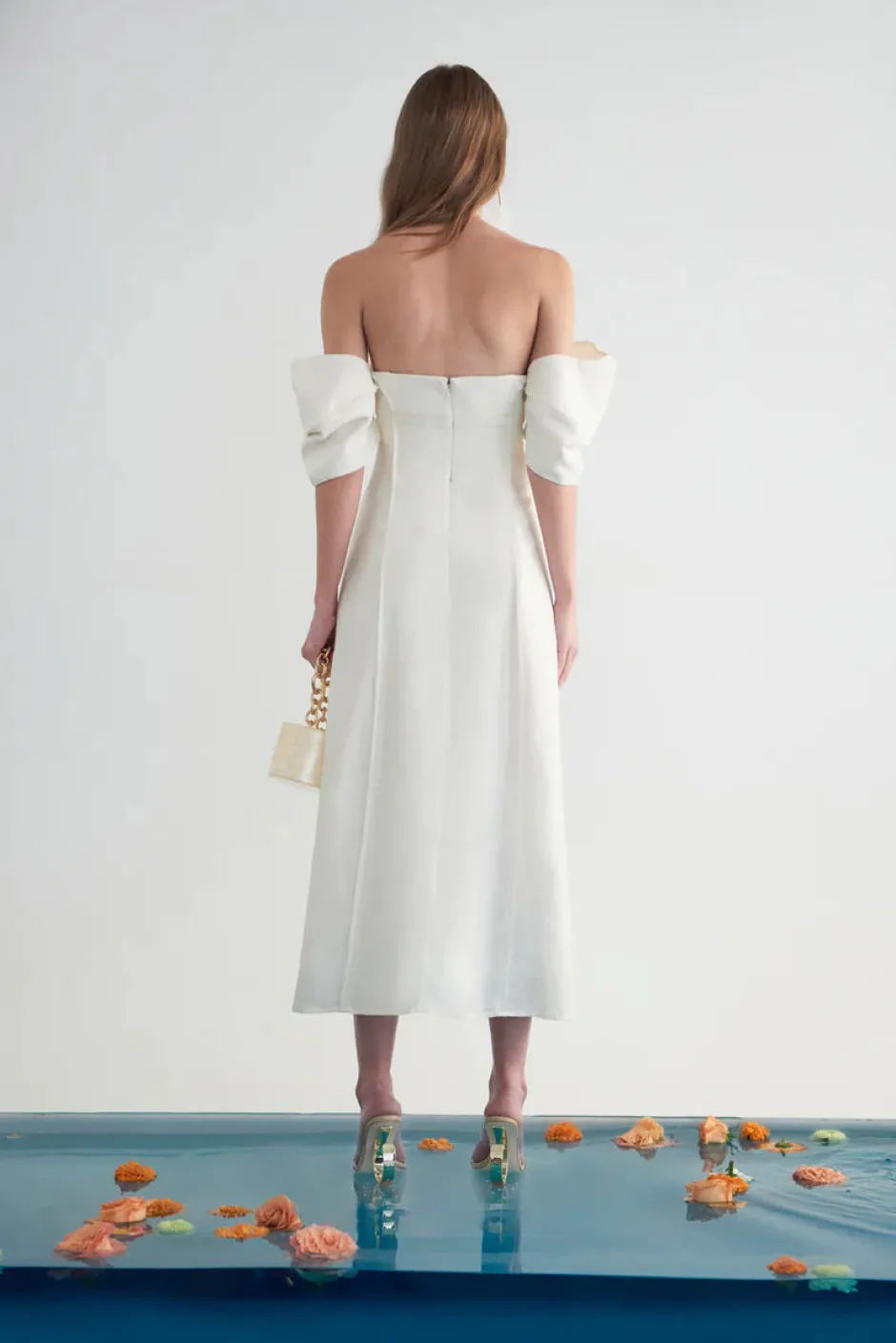Fashion - Muna Dress - Off White Dresses | Midi