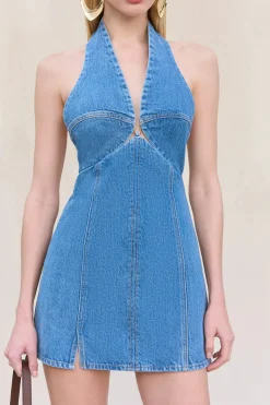 Outlet - Rumi Dress - Medium Stone Wash Mini Dresses | Dresses