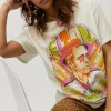 Hot - Elton John 1975 Boyfriend Tee - Stone Vintage Graphic Tees
