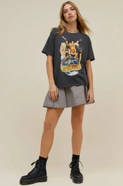 Outlet - Spice Girls Spiceworld Merch Tee - Pigment Black Graphic Tees