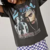 Best - Tupac California Love Tee - Pigment Dye Black Graphic Tees